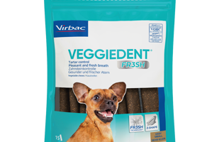 → Virbac VeggieDent Fresh XS 15 stk Fås fra 94.00 kr.